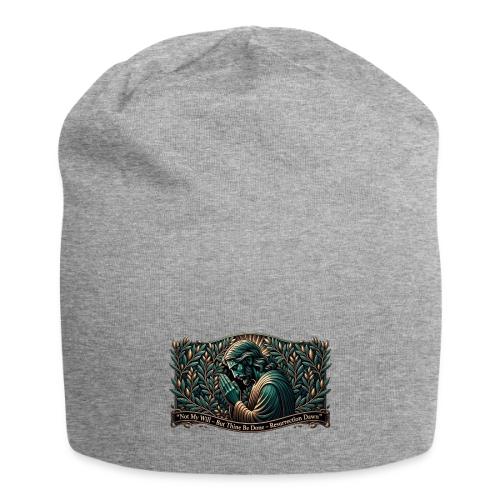 Easter Not My Will Gethsemane T Shirt, Bro Gift - Jersey Beanie