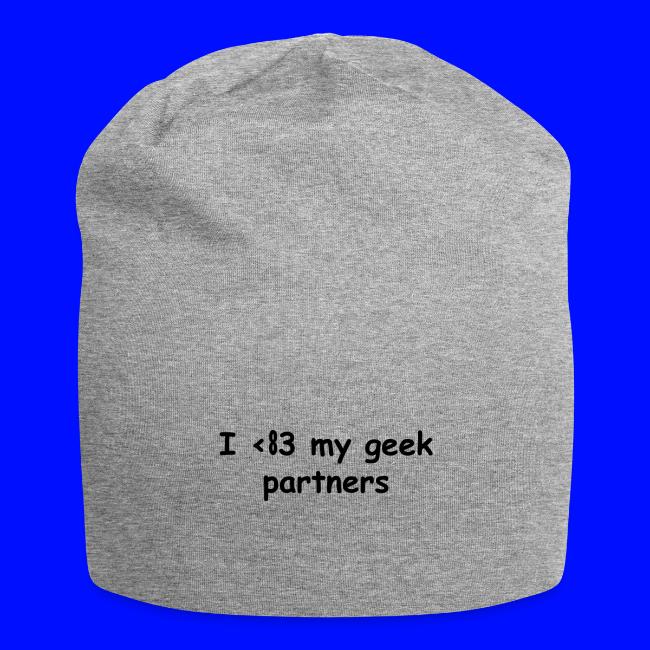 I <83 My Geek Partners (black)
