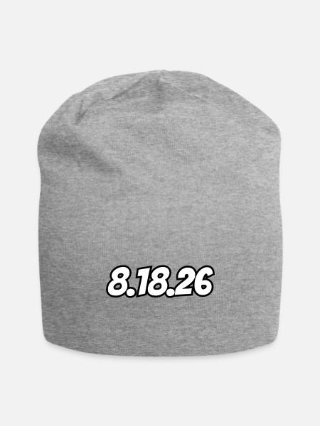25K on 8.18.26 - Jersey Beanie - heather gray - Front