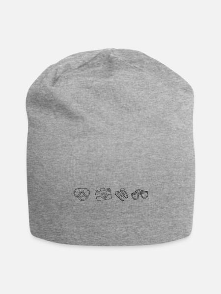 Summer Getaway Gear - Jersey Beanie - heather gray - Front
