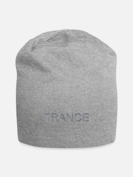 Trance Electronic Dance Music - Jersey Beanie - heather gray - Front