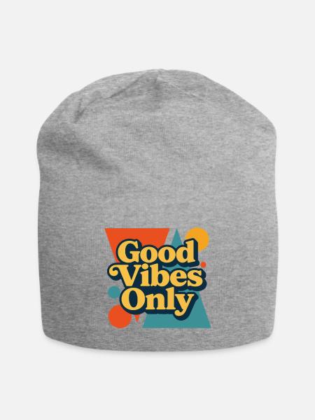  Retro Vibes  - Jersey Beanie - heather gray - Front