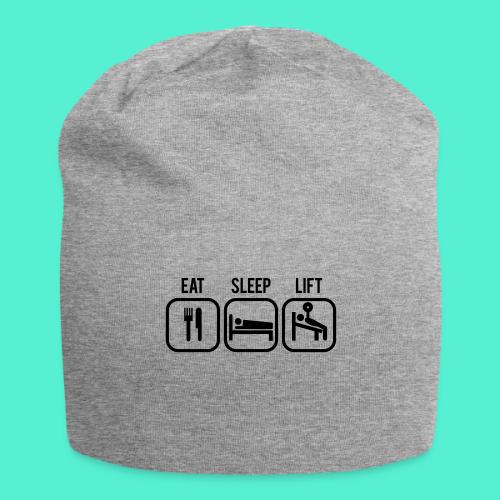 Eat, Sleep, Lift - Gym Motivation - Jersey Beanie