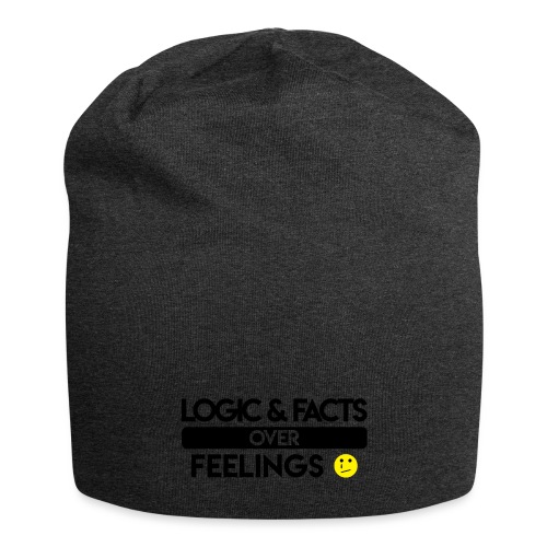 facts over feelings black - Jersey Beanie