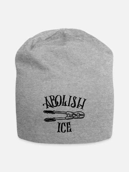 Abolish ICE - The Peach Fuzz  - Jersey Beanie - heather gray - Front