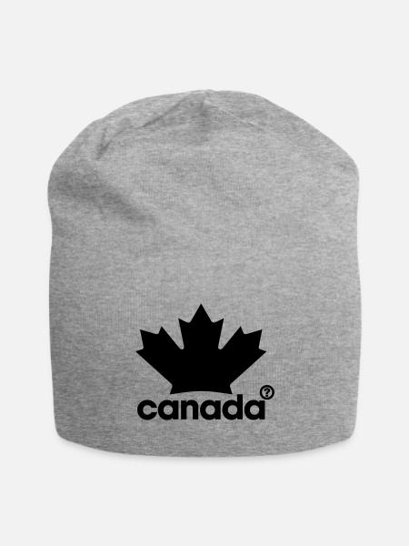 Canada Maple Leaf Shirt - Jersey Beanie - heather gray - Front
