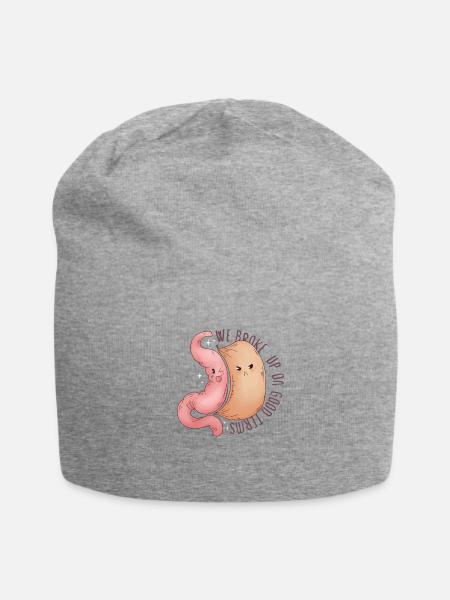 Gastric Sleeve Gastric Sleeve Surgery Gastrectomy - Jersey Beanie - heather gray - Front