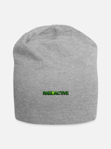 Radioactive symbol - Jersey Beanie - heather gray - Front