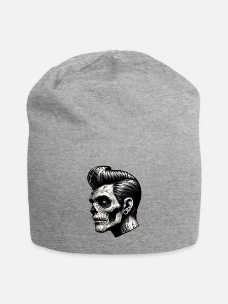 Rockabilly Zombie Vibes - Jersey Beanie - heather gray