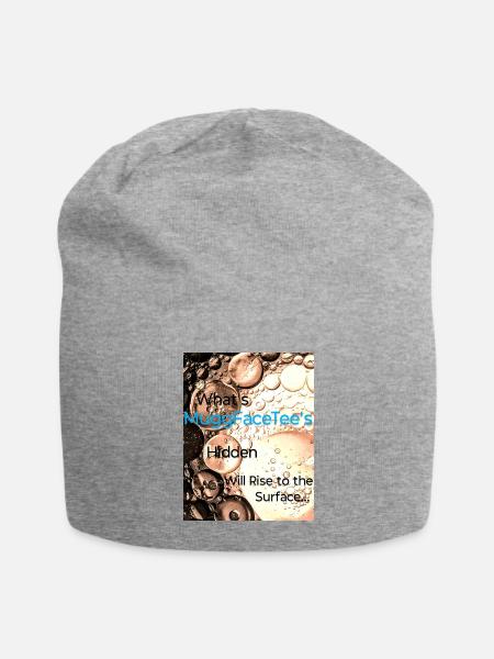 Hidden Will Rise to Surface - Jersey Beanie - heather gray - Front