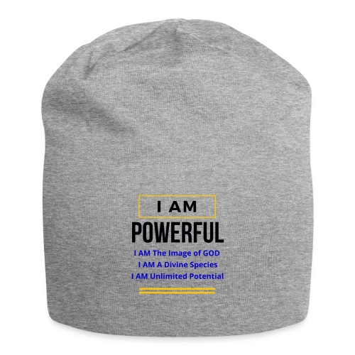I AM Powerful (Light Colors Collection) - Jersey Beanie