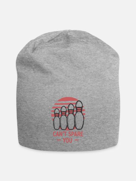 Revolution Cannot Spare You Bowling Strike - Jersey Beanie - heather gray - Front