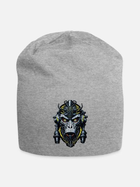 Techno Apes 10 - Jersey Beanie - heather gray - Front