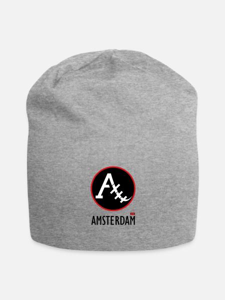 Amsterdam City - Jersey Beanie - heather gray - Front