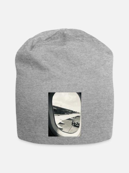 Wingview Mono Flight - Jersey Beanie - heather gray - Front