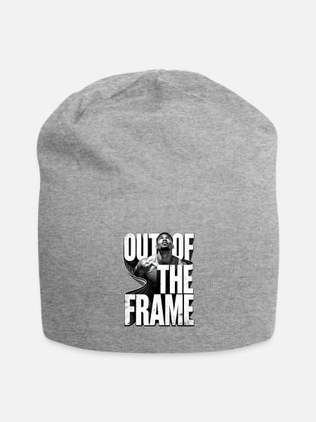 Out of the Frame: Athletic Defiance - Jersey Beanie - heather gray