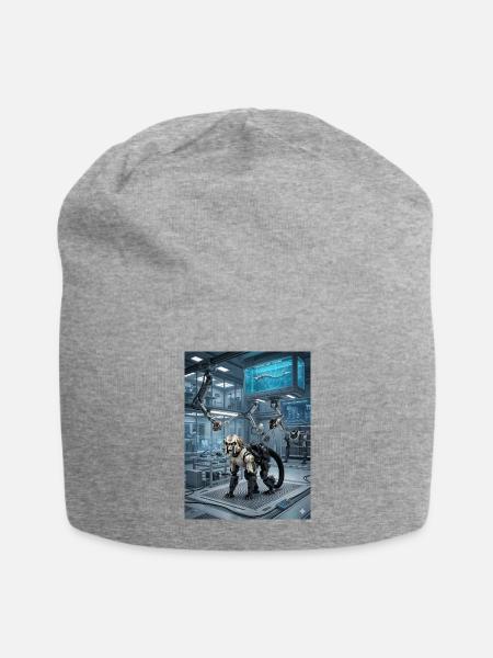 MechHound Lab Guardians - Jersey Beanie - heather gray