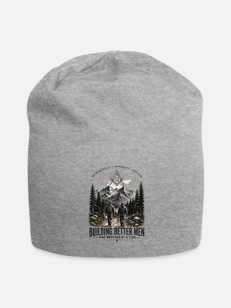Building Better Men: One Brother at a Time - Jersey Beanie - heather gray - Front