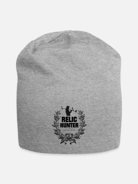 METAL DETECTING, RELIC HUNTER - Jersey Beanie - heather gray - Front