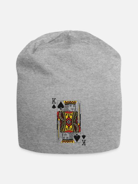 King of Spades - Jersey Beanie - heather gray