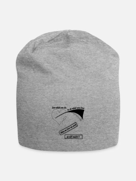 Sewing - Jersey Beanie - heather gray - Front