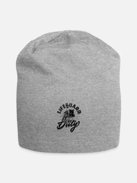 Lifeguard off duty - lifeguard - Jersey Beanie - heather gray - Front