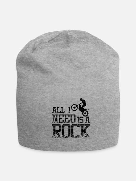 Rock Moto Trial Bike - Jersey Beanie - heather gray - Front