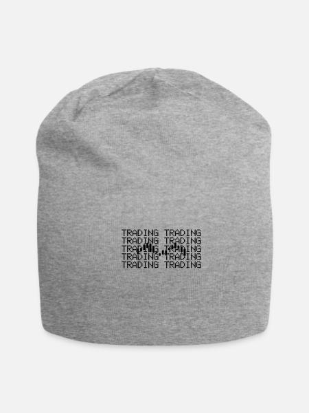 trading - Jersey Beanie - heather gray - Front