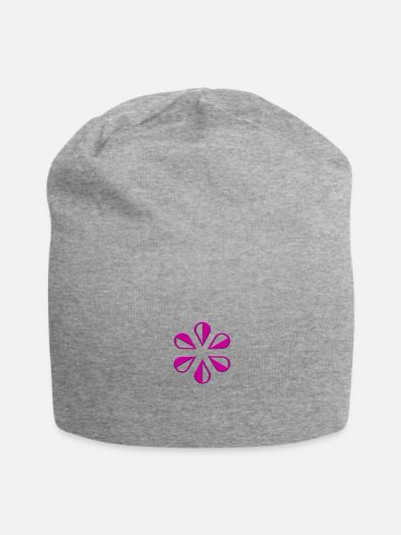 Mono Sorts small c - Jersey Beanie - heather gray - Front