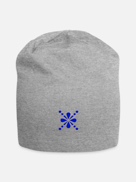 Mono Sorts small h - Jersey Beanie - heather gray - Front