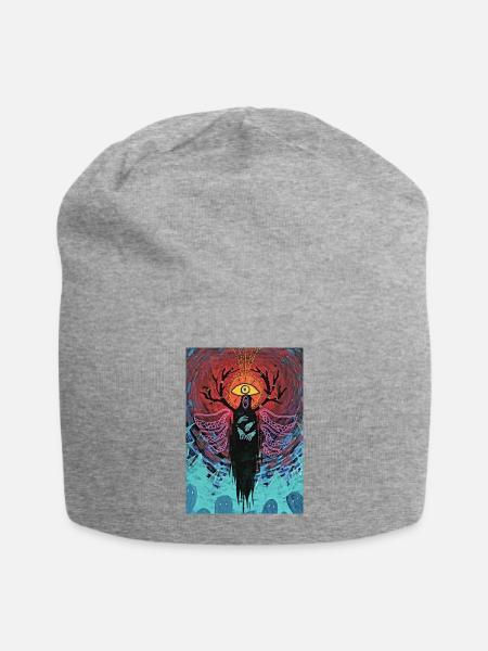 Eyebound Night Oracle - Jersey Beanie - heather gray