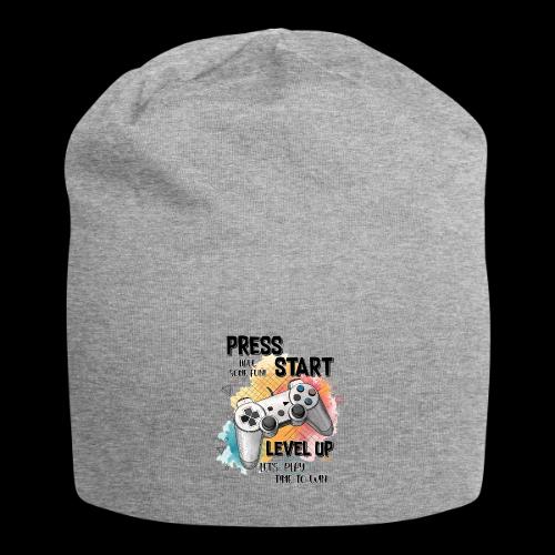 Press Start, Level Up - Jersey Beanie