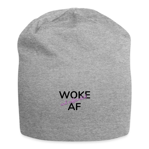 Woke & Caffeinated AF design - Jersey Beanie