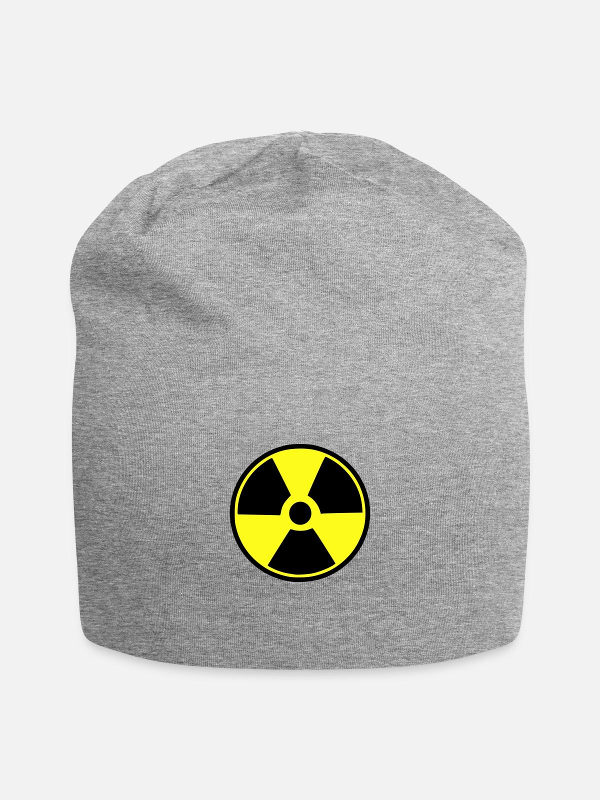 radioactive - Jersey Beanie - heather gray - Front