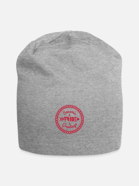 TRIBE Season greetings - Jersey Beanie - heather gray - Front