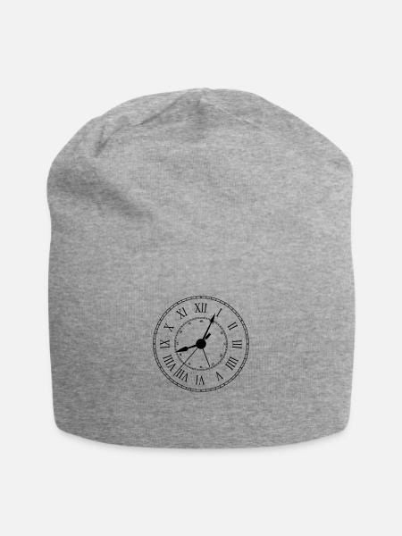antique clock - Jersey Beanie - heather gray