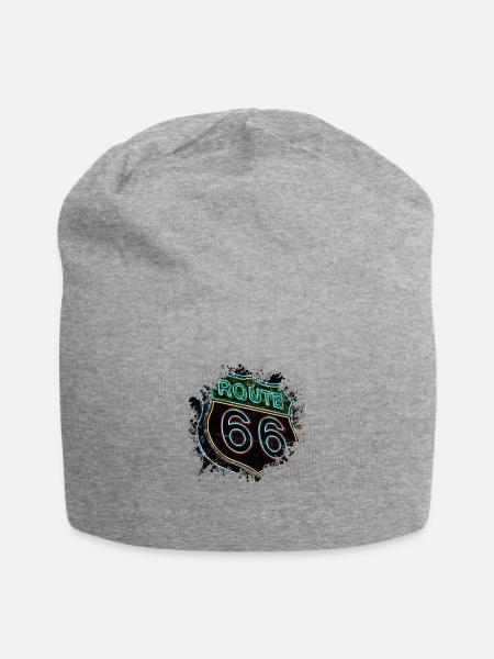 Route 66 - Jersey Beanie - heather gray - Front