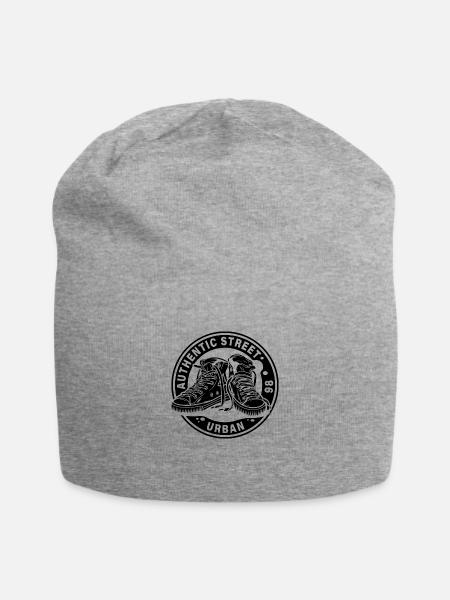 Authentic Street - Jersey Beanie - heather gray - Front