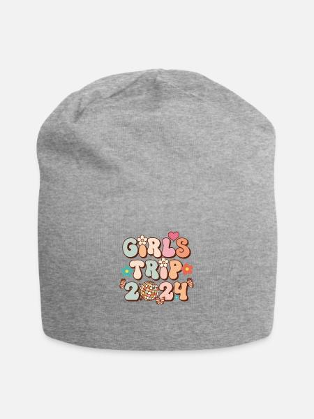 girls trip 2024 - Jersey Beanie - heather gray