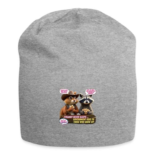 Freedom Squirrel and Raccoon - Jersey Beanie