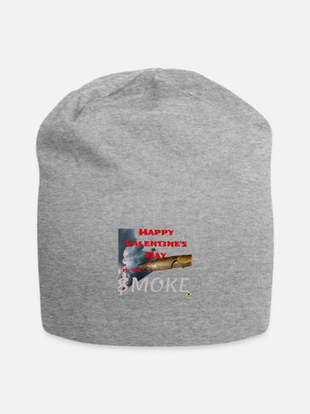 Canna Appreciation - Jersey Beanie - heather gray - Front