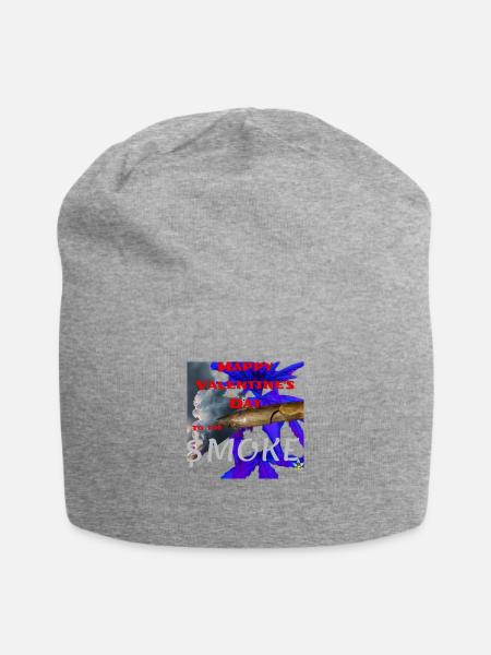 Canna Appreciation - Jersey Beanie - heather gray - Front