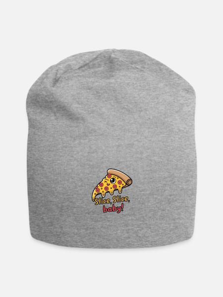 Slice Slice Baby - Jersey Beanie - heather gray - Front