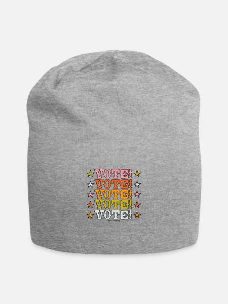 Vote Vote Vote - Jersey Beanie - heather gray