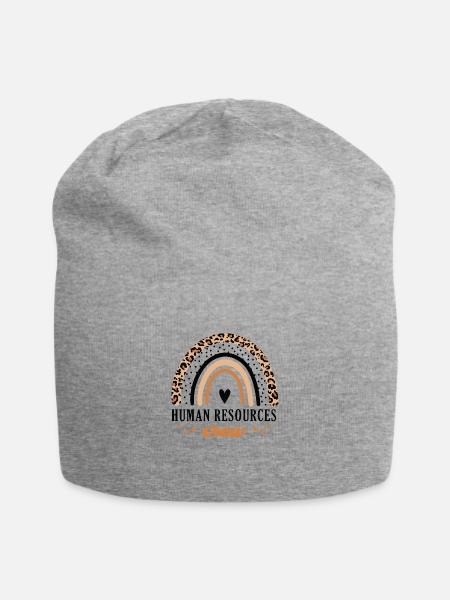 Human Resources Crew Hr Stuff Employee Team Boho - Jersey Beanie - heather gray