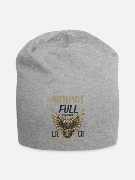 Full Service Motorcycle - Jersey Beanie - heather gray - Front