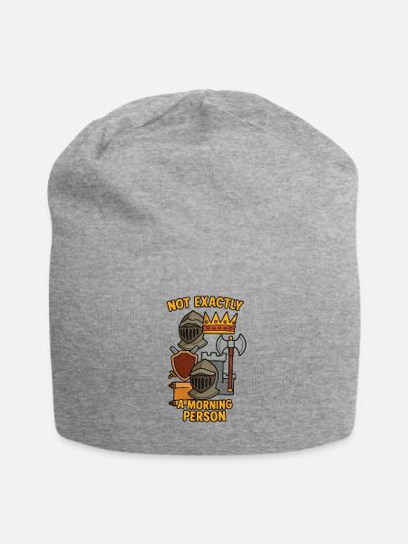 Castle Medieval - Jersey Beanie - heather gray - Front