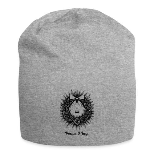 Peace & Joy T-Shirt | Minimalist Elegant Christmas - Jersey Beanie