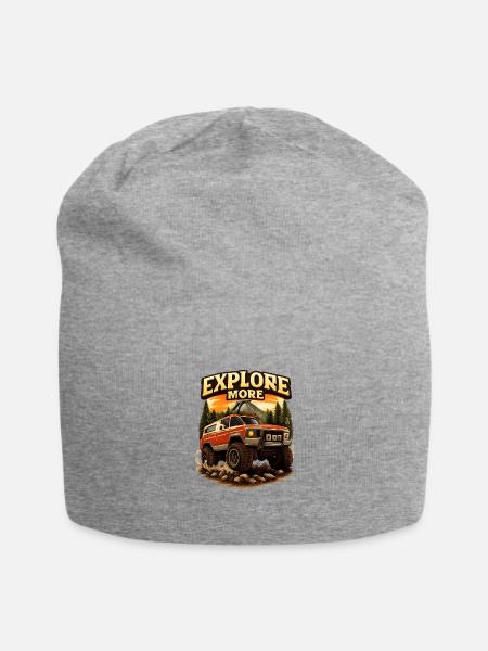 Explore More Off-Road Adventure - Jersey Beanie - heather gray