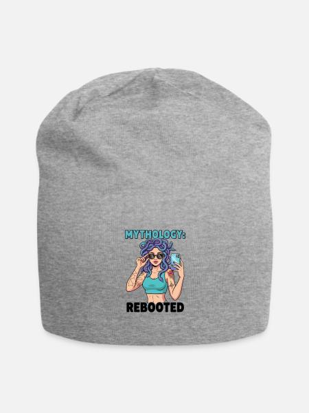 Modern Medusa Mythology Rebooted - Jersey Beanie - heather gray - Front